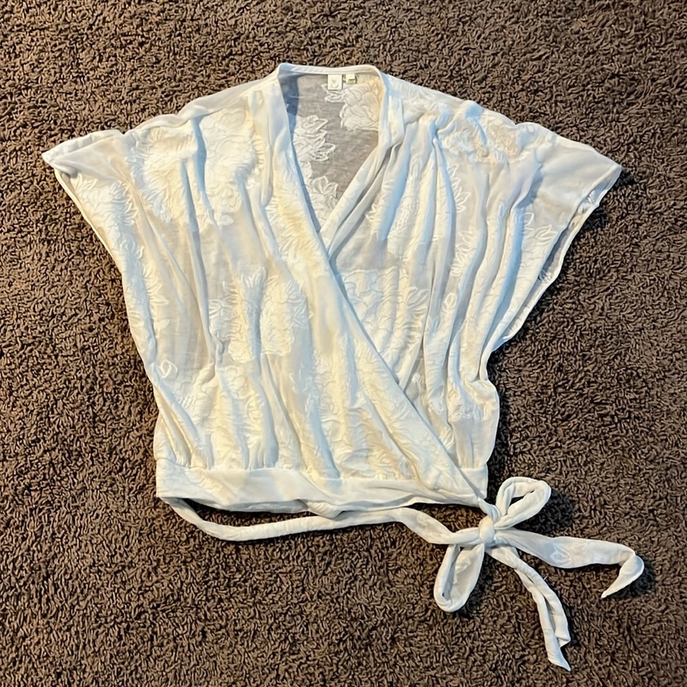 Anthropologie ballet wrap top